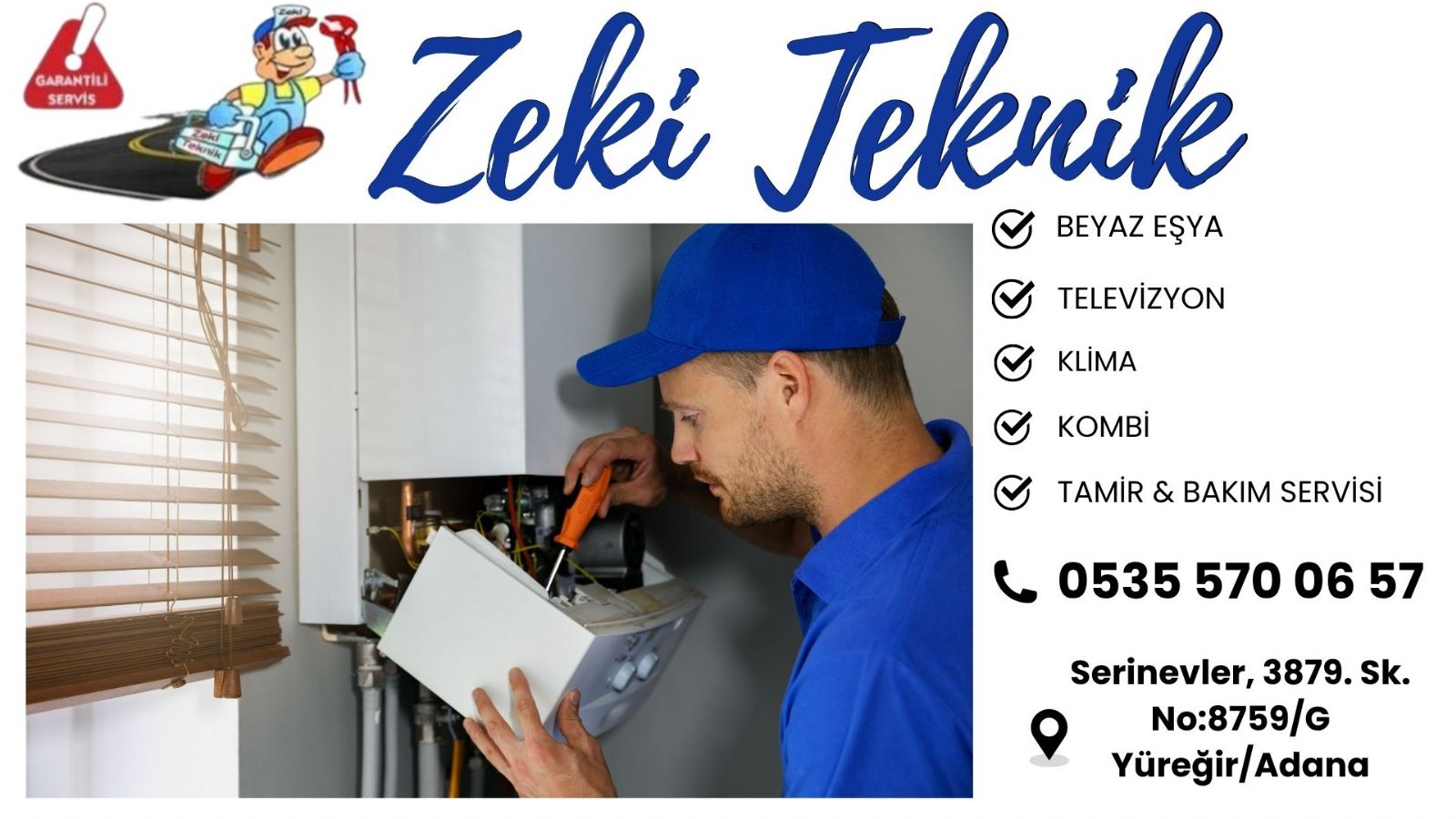 Yüreğir  Kombi Servisi